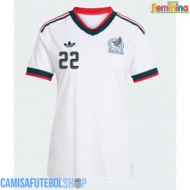 Camisa de time de futebol México Hirving Lozano #22 Replicas 2º Equipamento Feminina Mundo 2026 Manga Curta